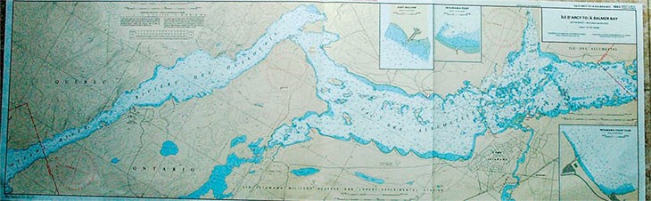 Ottawa River Marine Charts