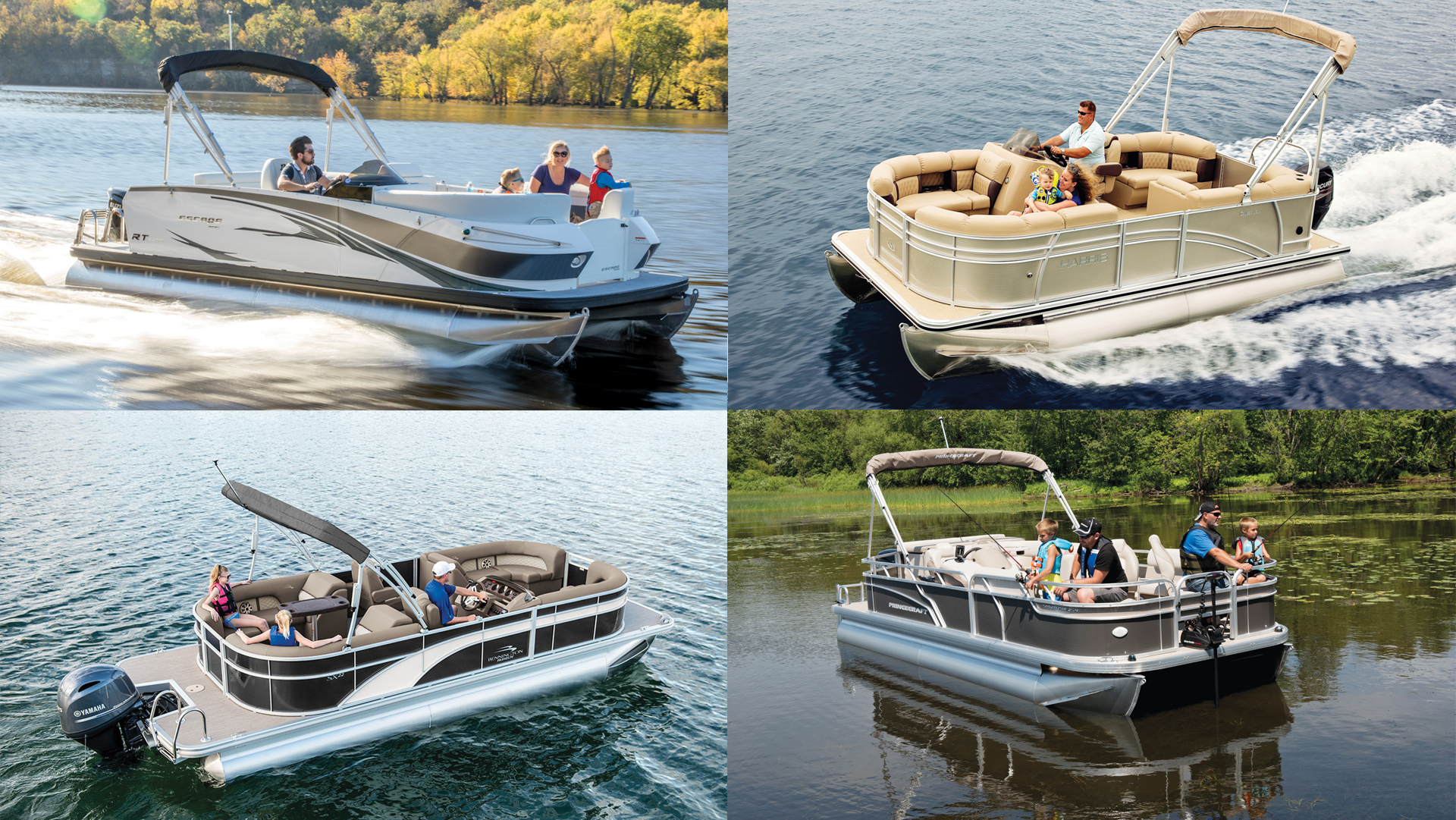 15 Top Pontoon &amp; Deck Boats for 2018 - PowerBoating.com