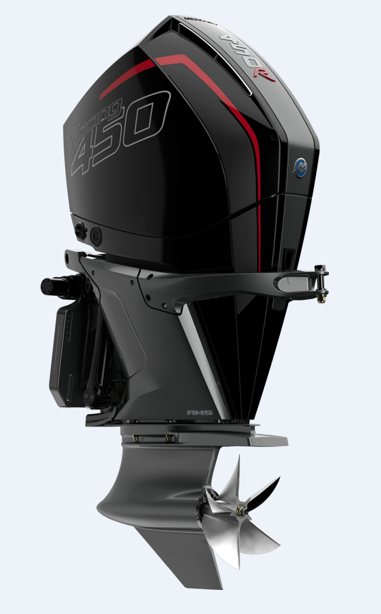 Mercury Unveils New 4 6l 450hp V8 Outboard Powerboating Com