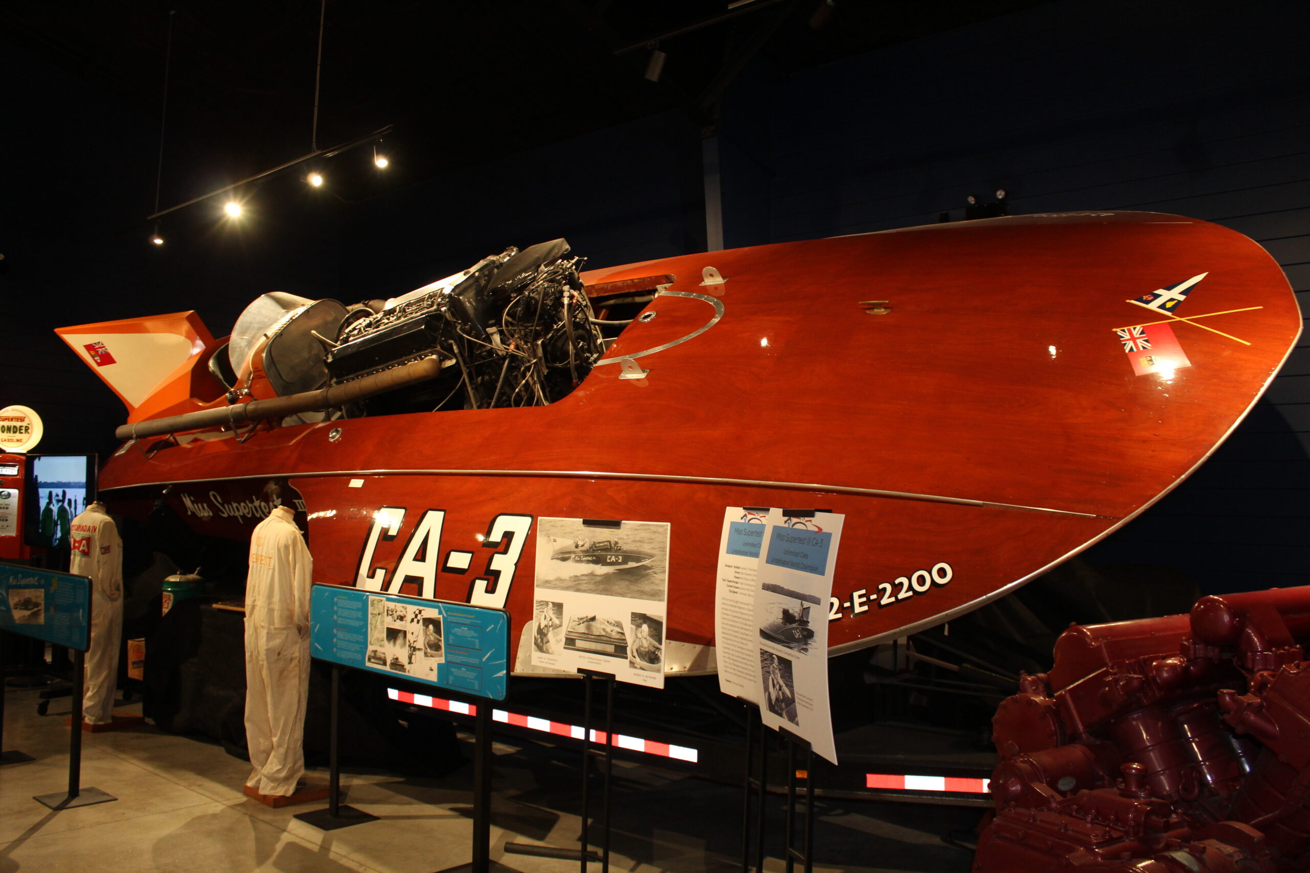 Miss Supertest III that won the 1959 Detroit Memorial Regatta and the 1959, 1960 and 1961 Harmsworth Cup races.