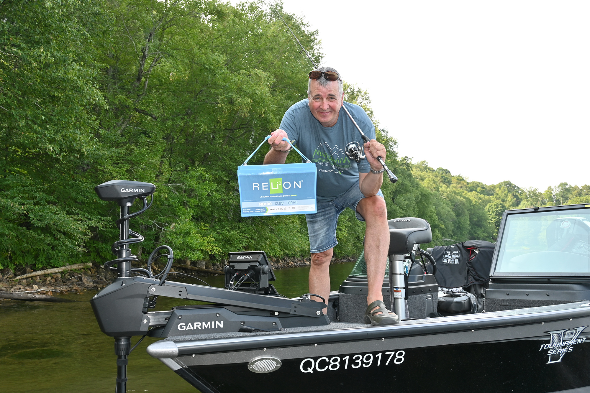 Fishing boat battery